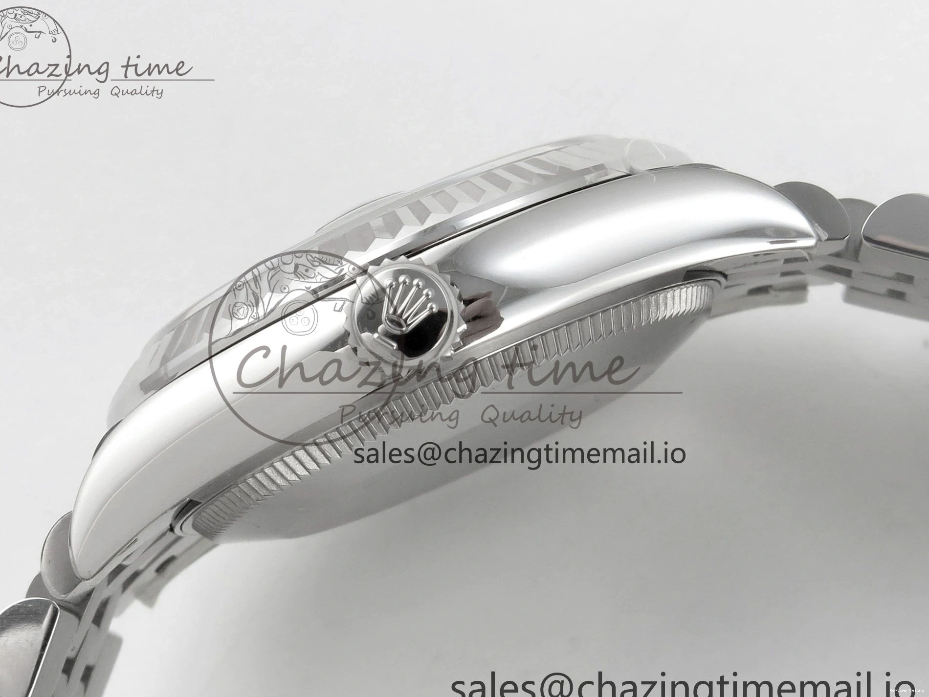 0228 Popular DateJust 31 278274 THBF 1:1 Best Edition 904L Steel Gray Diamond Dial on SS Jubilee Bracelet HZ Cal. 5